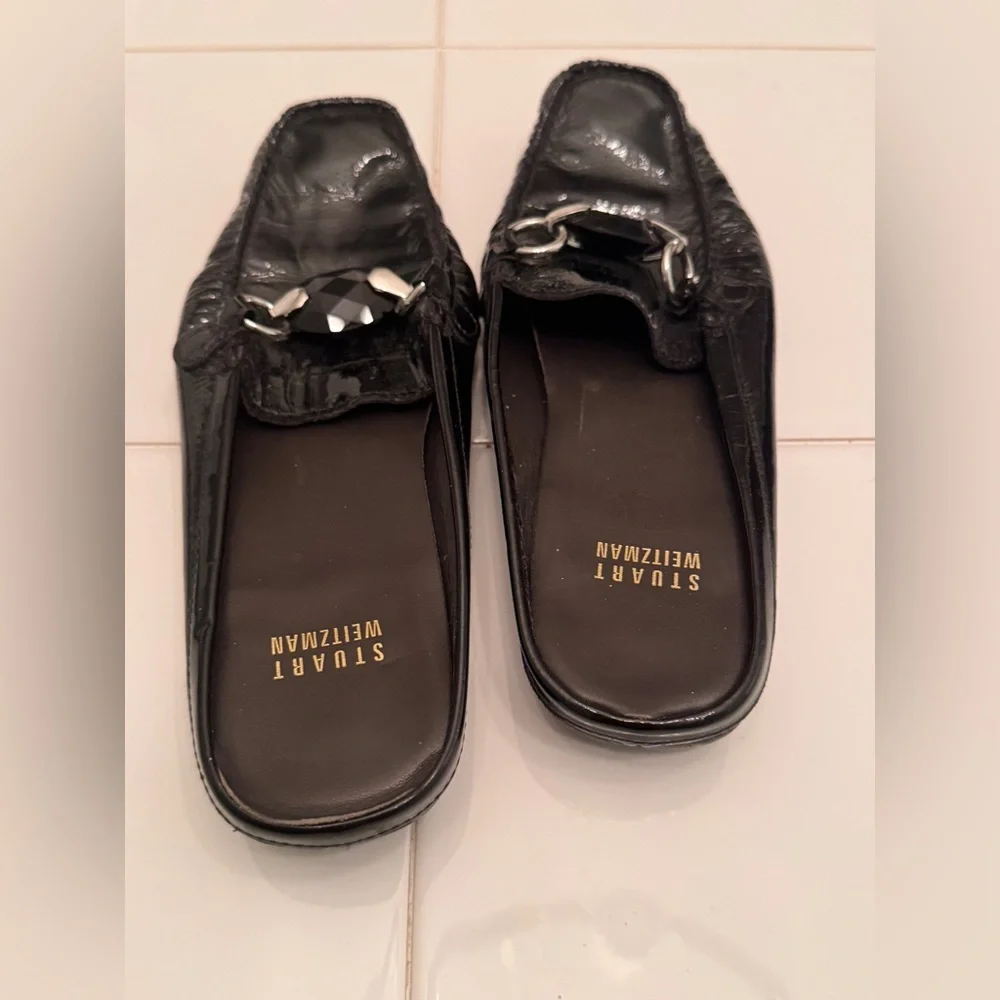 Stuart Weitzman glossy black